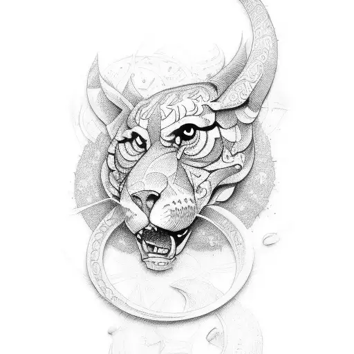 pastor aleman  tattoo design idea