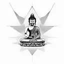 Buddha tattoo design idea