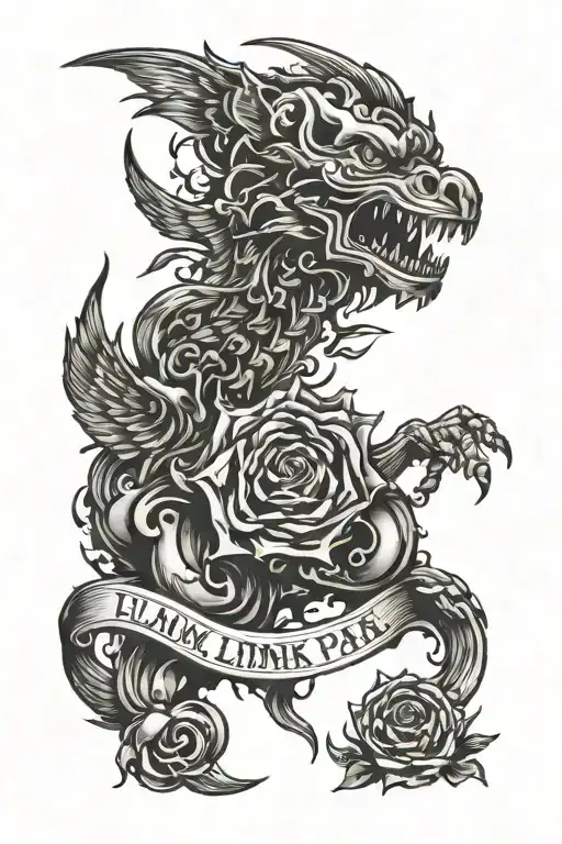 linkin park numb tattoo design idea