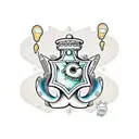 SpongeBob  tattoo design idea