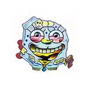 SpongeBob  tattoo design idea