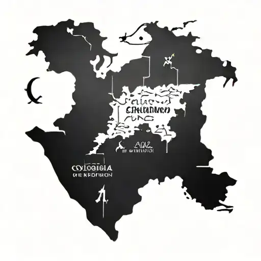 How about a tattoo featuring a detailed map outline of Colombia, with the phrase "Made in Colombia" elegantly written in tattoo design idea