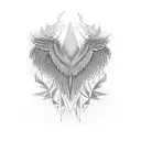 wings tattoo design idea