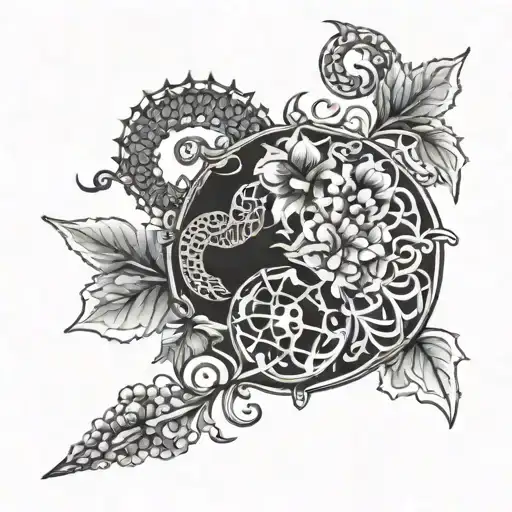 oroborous  tattoo design idea