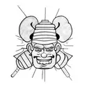 popeye tattoo design idea