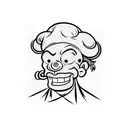 popeye tattoo design idea