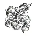 Polynesian Scorpion tattoo design idea