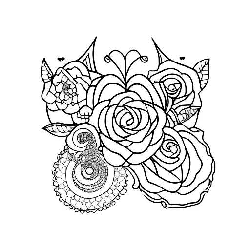 Valentine's Day tattoo design idea