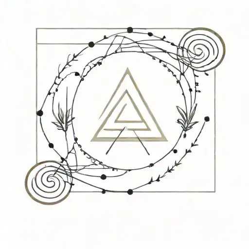 god is greater than highs and lows with shiva elements  tattoo design idea