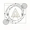 god is greater than highs and lows with shiva elements  tattoo design idea