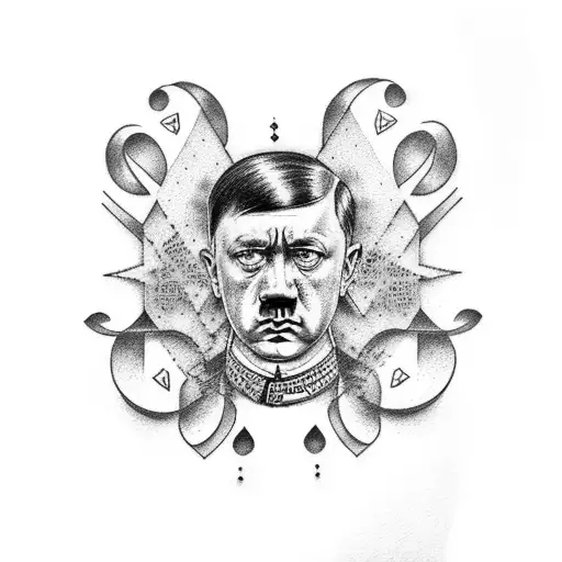 hitler tattoo design idea