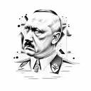hitler tattoo design idea