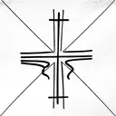 infinity cross tattoo design idea