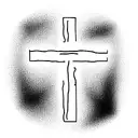 infinity cross tattoo design idea