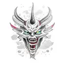 devil asta black clover  tattoo design idea