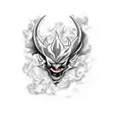 devil asta black clover  tattoo design idea