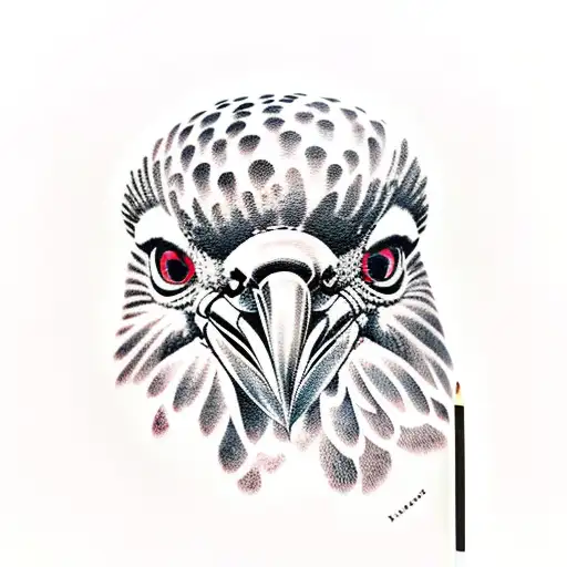 kea bird tattoo design idea