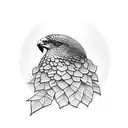 kea bird tattoo design idea