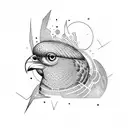kea bird tattoo design idea