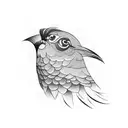 kea bird tattoo design idea