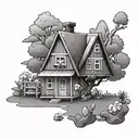 animal crossing tattoo design idea