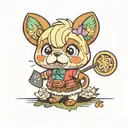 animal crossing fourmillier  tattoo design idea