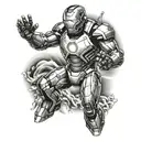 Ironman tattoo design idea