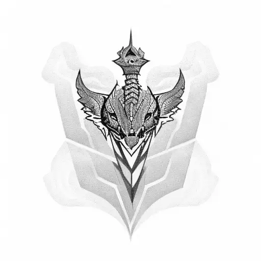 pike tattoo design idea