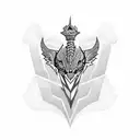 pike tattoo design idea