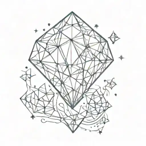 pressure makes diamonds tattoo design idea