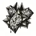 pressure makes diamonds tattoo design idea