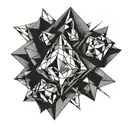 pressure makes diamonds tattoo design idea