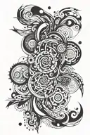 Birthday 13.02.22 tattoo design idea