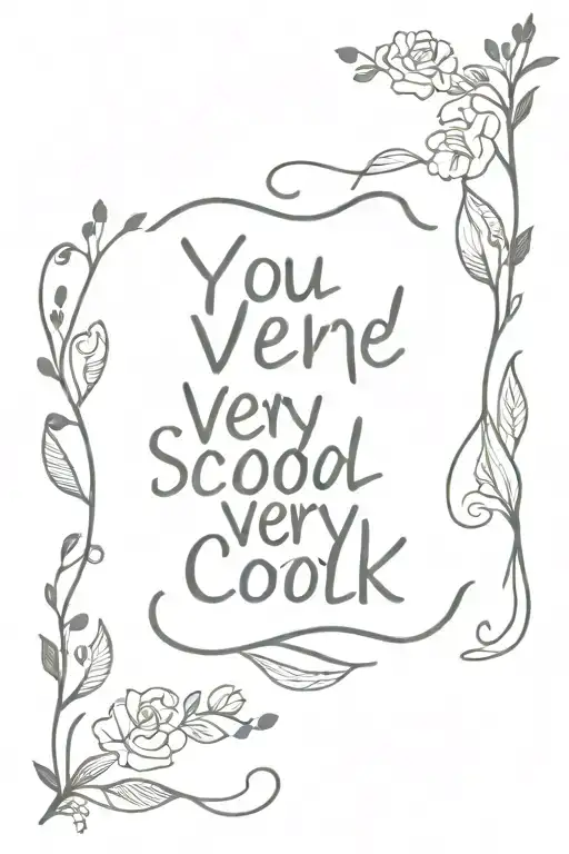 Schitts Creek, Stevie Budd, Carabet episode, "You're very very cool" or the monologue from miora minimalist tattoo tattoo design idea