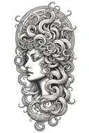 Medusa tattoo design idea