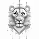 simba tattoo design idea