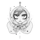 stay happy not crappy life's a bitch don't quit ~Johnnie Guilbert  words tattoo design idea