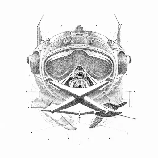 aircraft mechanic tattoo design idea