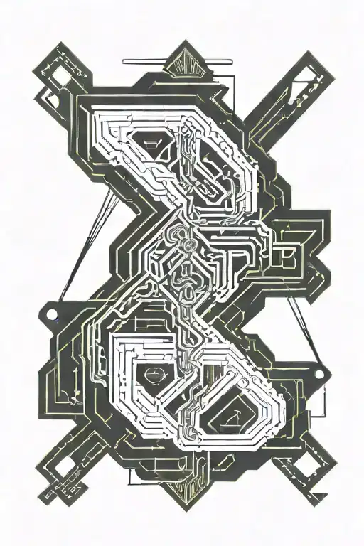 not today written vertically tattoo design idea