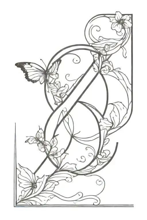 letter B 19 05 20 years old tattoo design idea