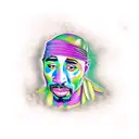 2pac  tattoo design idea