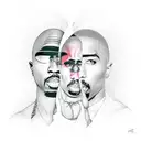 2pac  tattoo design idea