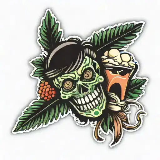 paid grocery sticker tattoo tattoo design idea