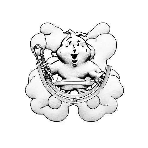 ghostbusters tattoo design idea