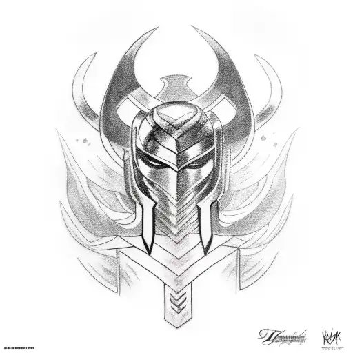 loki thor tattoo design idea