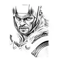thor tattoo design idea