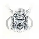 thor tattoo design idea
