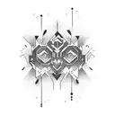 the concept of entropy tattoo design idea