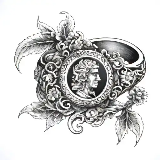 messmer and malenia elden ring tattoo design idea