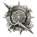messmer elden ring spear tattoo design idea